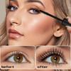5D Seiden-Mascara für große Augen, stark und langanhaltend, schwarzer Inhalt und Länge, wasserfest und nicht klumpend, verlängernder Mascara