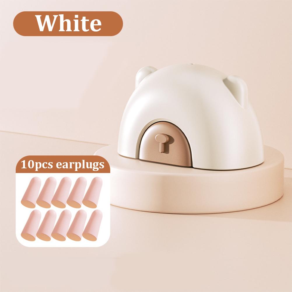 

Беруши для прессы, коробка для хранения, мягкие, удобные, шумоподавляющие, звукоизолирующие, легкие, портативные беруши для прессы белый