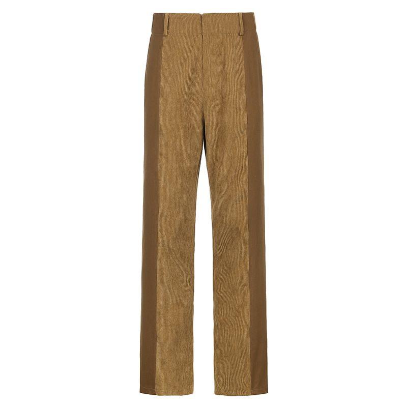 

Women s Fashion Loose Color Matching Casual Pants Khakis L