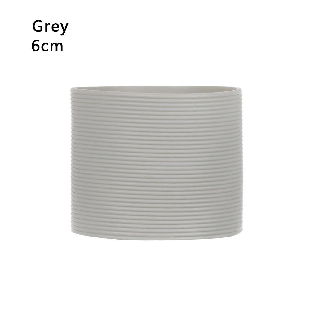 1Pc Silicone Cup Sleeve Heat Insulation Bottle Sleeves Non-slip Mug Sleeve Glass Bottle Cover For Mugs Ceramic Coffee Cups Wrap