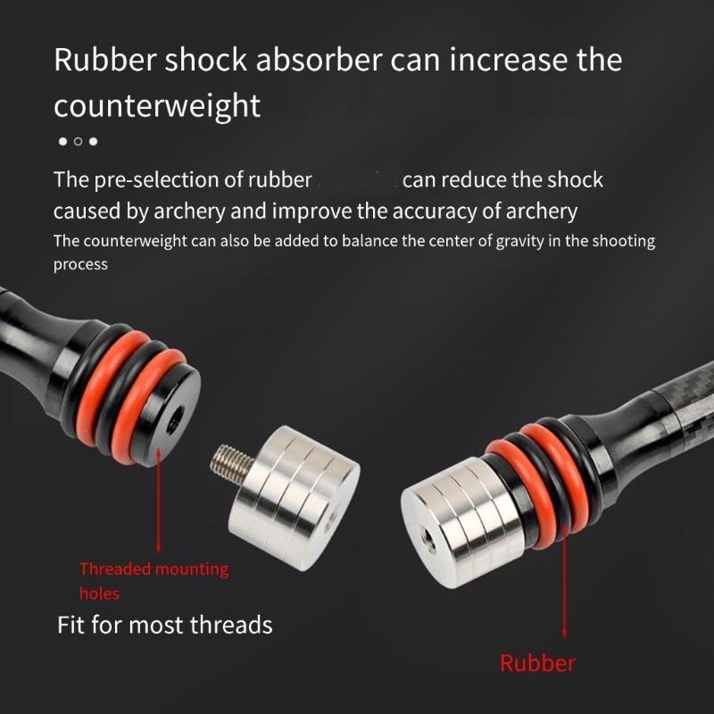 Carbon Stabilizer Balance Rod Compound Bows Stabilizer Rod Damping Rod Shock Absorption Shootings Accessories Enduring
