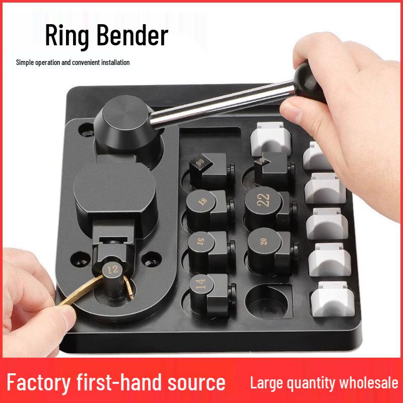 Ring Bender Crimping & Rolling Machine Kit for Gold, Silver, Copper Forming & Repair