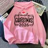 Felpe con cappuccio Stampa Crew di Famiglia per Natale 2026 Felpe Creare Ricordi Insieme Felpe Divertenti Coordinati per le Feste Regalo di Famiglia di Natale