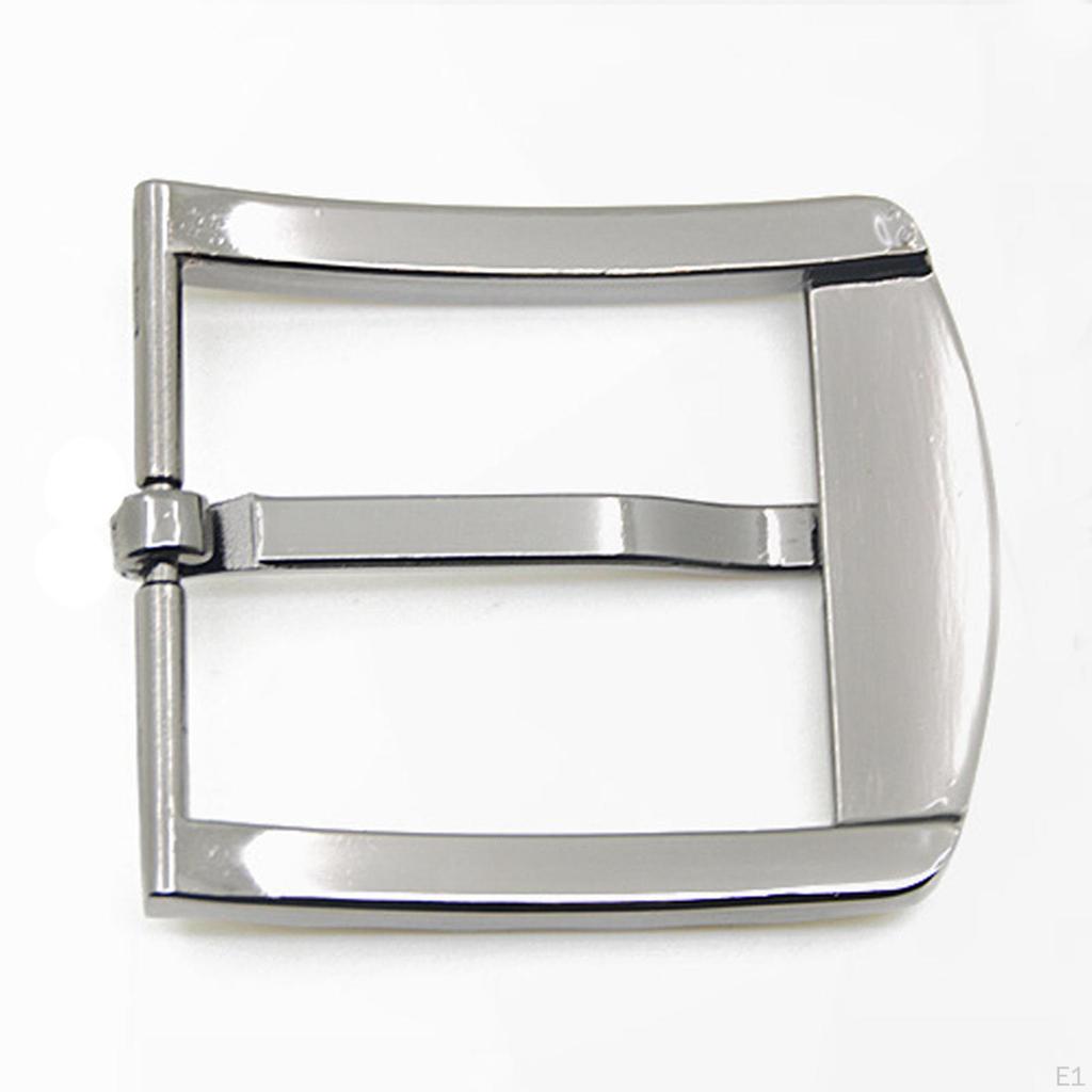 Single Prong Rectangular Belt Buckle Waist Buckle, Alloy Pin for Men Women