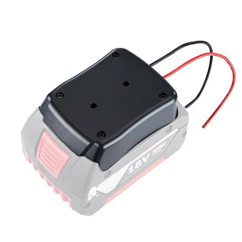 1/2/5pcs Battery Adapter for Bosch 18V Li-ion Battery,Power Wheels Adapter Connector Dock 14 AWG Wires for Bosch BAT609 BAT618G