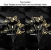 1pcs Garden Solar Butterfly Lights Outdoor 6LED Decor Light Waterproof Stake Lights for Yard Pathway Patio