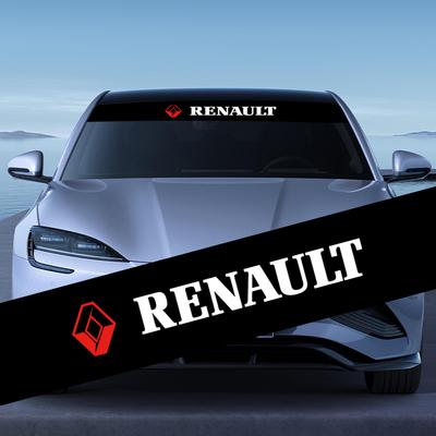 1 szt. Naklejki z emblematem na przednią szybę samochodu Dekoracyjne przednie i tylne Dla Dacia Clio Laguna 2 Megane 2 3 Duster Logan Captur