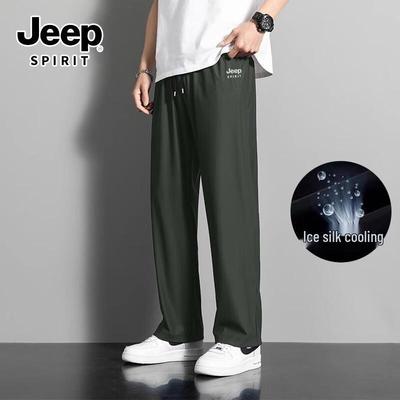 JEEP SPIRIT Men's Casual Straight-Leg Pants