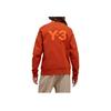 Y-3 FW22 Solid Color Large Logo Crew Neck Sweatshirt Men Sweatshirt Fox-Red HT2294