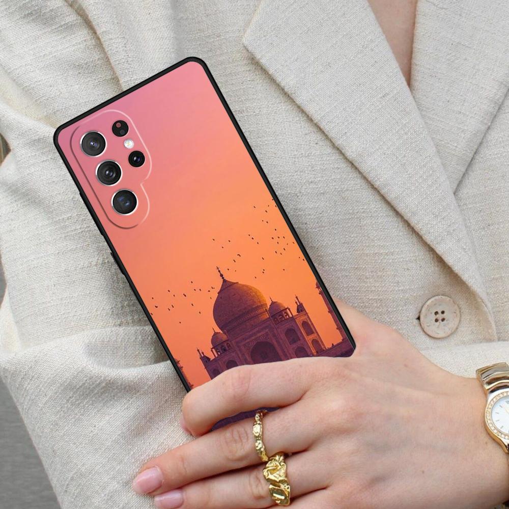 Taj Mahal India Mausoleum Cell Phone Case for Samsung Galaxy S26 Ultra S25 S24 S23 S22 S21 S20 Note10 Cover
