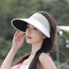 Womens Summer Visor Hat With Adjustable Wide Brim For Sunshade And Outdoor Activities