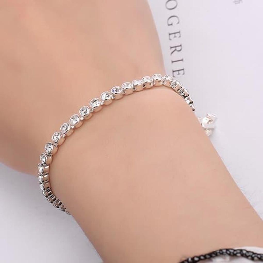 

Women s Daily Crystal Ball Cubic Point Bracelet big