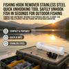 Fishing Hook Remover Stainless Steel Quick Unhooking Tool Safely Unhook Fish In Seconds for Outdoor Fishing