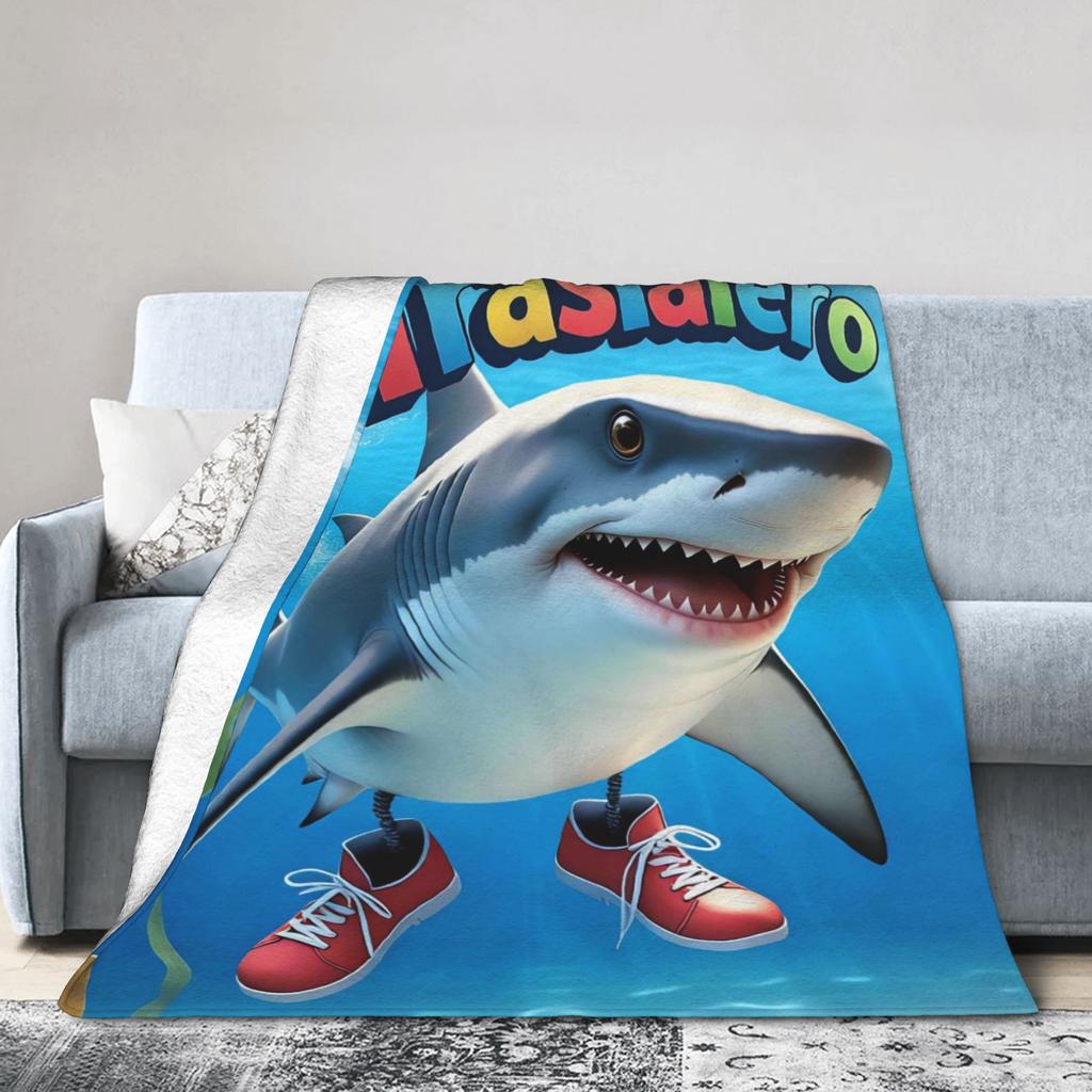 Italian Brainrot Plush Blanket Child  Flannel Throw Blanket For Living Room Super Soft Custom DIY Quality Bedspread Gift Idea