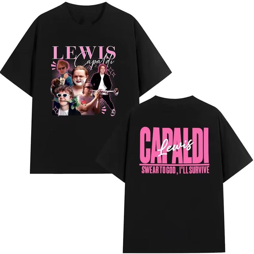 Unisexs Tshirt Lewis Capaldi TShirt Broken By Desire To Be Heavenly Sent Fashion Streetwear Unisex Fan Inspired Tee