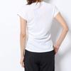 adidas T Shirts Women's White Crew Neck Moderate Cinched Waist EB4501