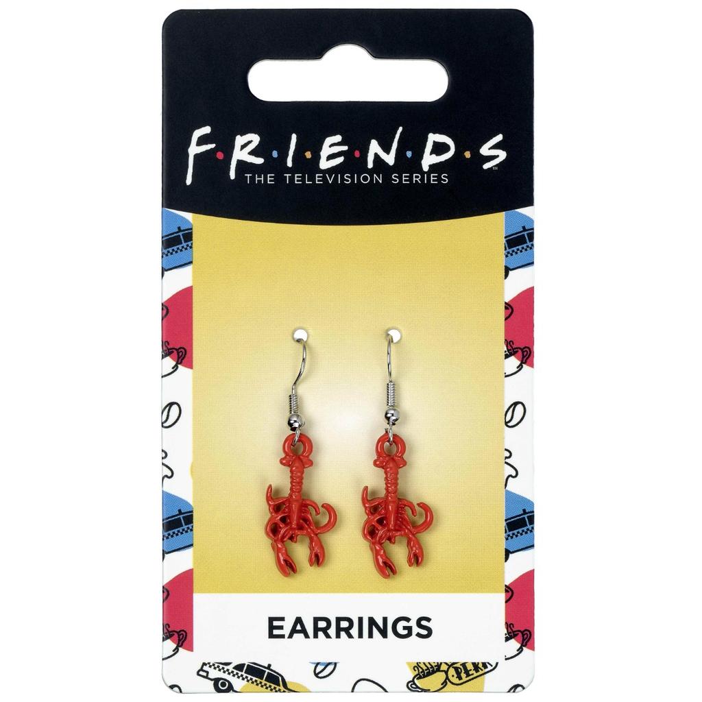 FRIENDS TV Show 3D Lobster Dangle Earrings
