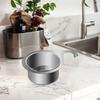1/2 PCS Swan Sink Strainer Basket Stainless Steel Corner Sink Strainer Kitchen Sink Drain Basket for Kitchen Sink