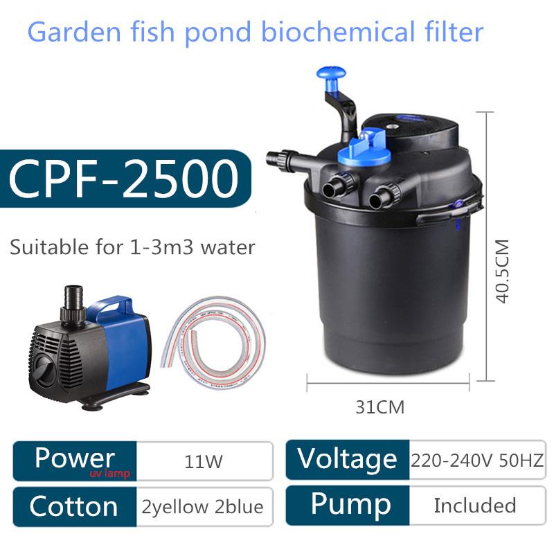 CPF-2500 Zivju dīķa filtrācijas sistēmas filtra