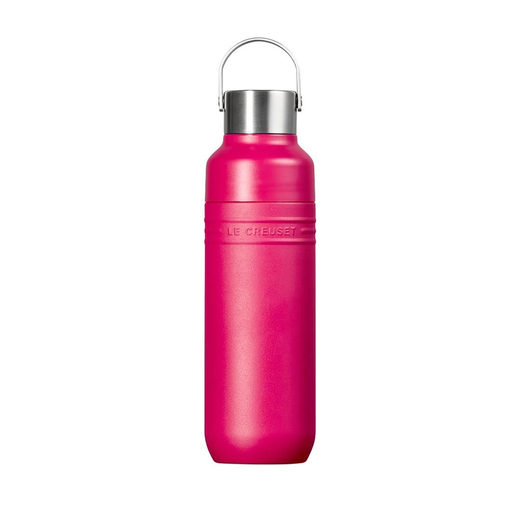 LE CREUSET Stainless Steel Water Large Capacity Vacuum Insulated Bottle, 1000ml, Berry,