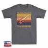 Guitar The Man The Myth The Legend Vintage Men's T Shirt Retro Cotton Tee Top