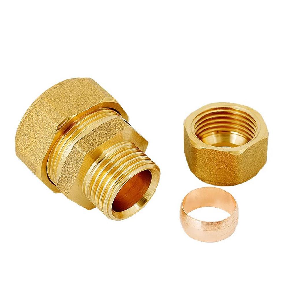 Copper Pipe Ferrule Connector for Air Conditioners: 8/10/15/22mm Reducer, Quick Solderless Fitting for Variable Diameter Joints