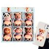 Chubby Shiba Inu 3D Stickers Cartoon Scrapbook Stickers Home Decoration Sticker  for Party Favor