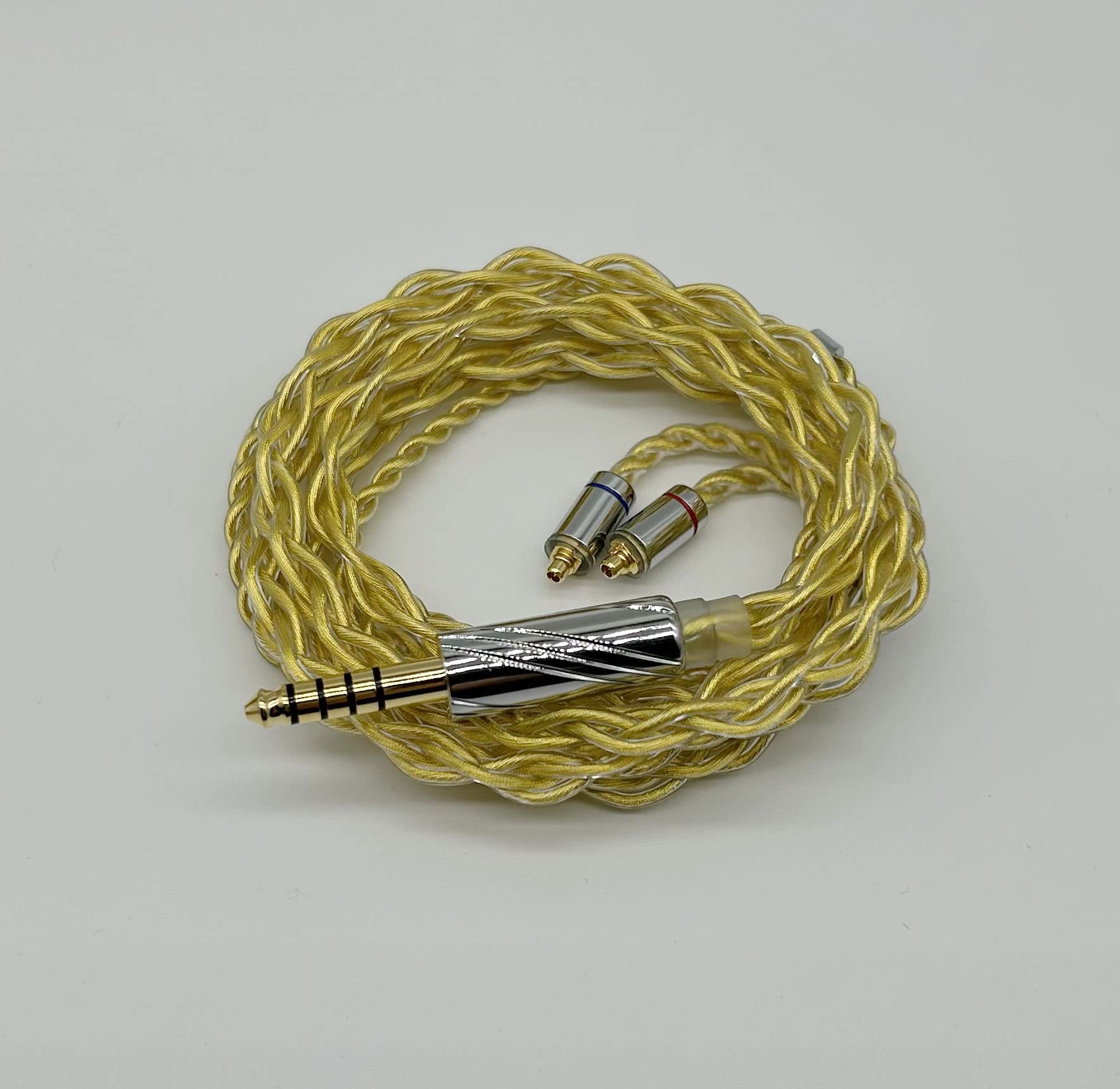 

MMCX MMCX Earphone Upgrade Replacement Cable [BIGMANGO-HOTARU] 4.4mm Gold-Plated Cable, Re-cable, 4-Core Cable, 4.4mm (MMCX 4.4mm)