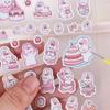 3D Pop Stickers with Soft Animal Durable Perfect for Decorating Your Planner or Perfect for Christmas or Birthday Includes Cute Mini Bubble Stickers