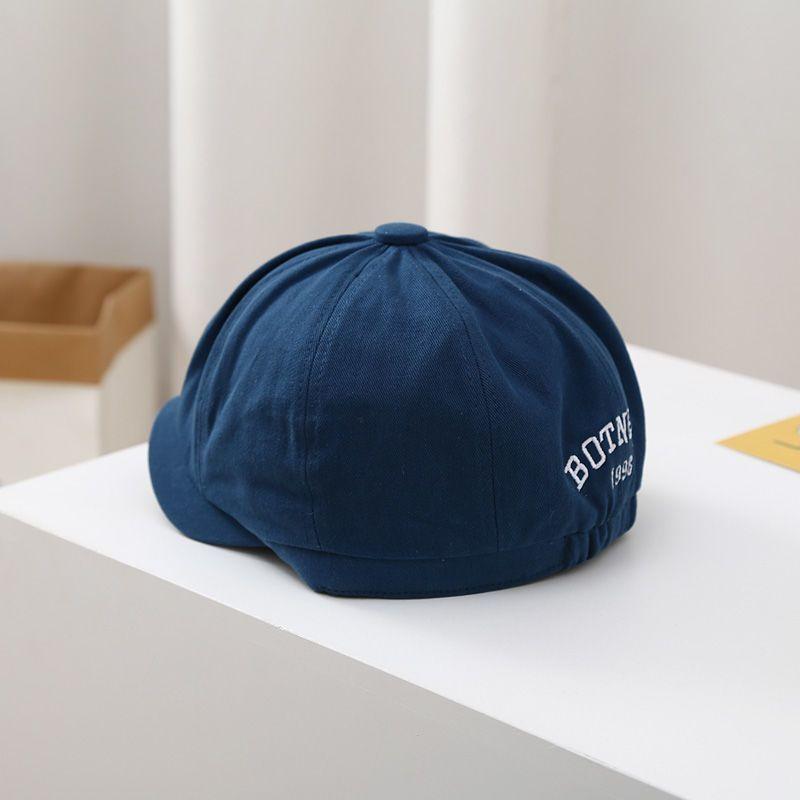 Baby Children Beret Hat For Autumn With Sunshade Cotton Fiber For Toddler Girls And Boys