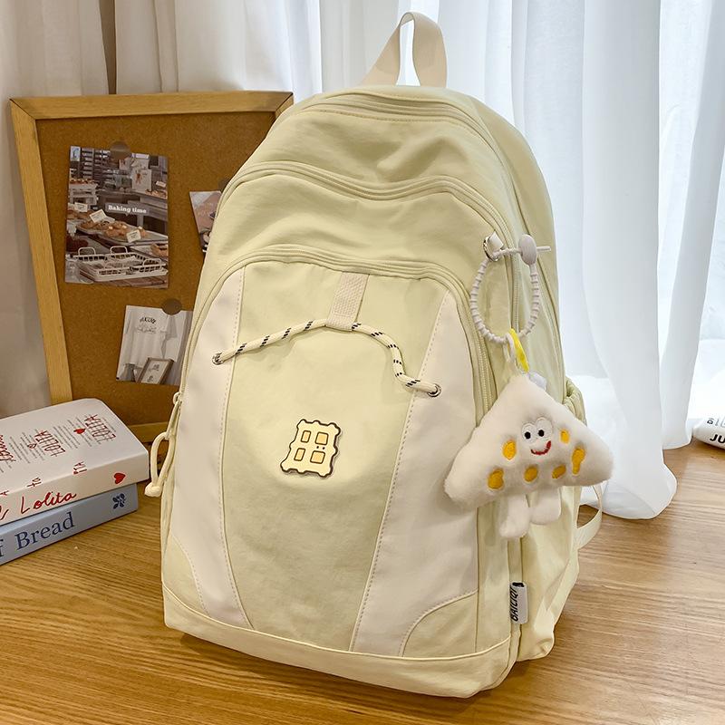 Children's Schoolbag Elementary School Girl Junior High School Student High School Student Splicing Backpack Fashion Backpack