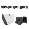 Mop and Broom Holder Rack Wall Mounted Tools Storage   Home Use 3 Position 4 Hooks