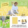 ewinstore Thick 4mm Leisure Large Size Picnic Mat for with Storage Perfect for Tent Camping Outdoor Cherry Blossom Beach Blue Sheet, Stylish,