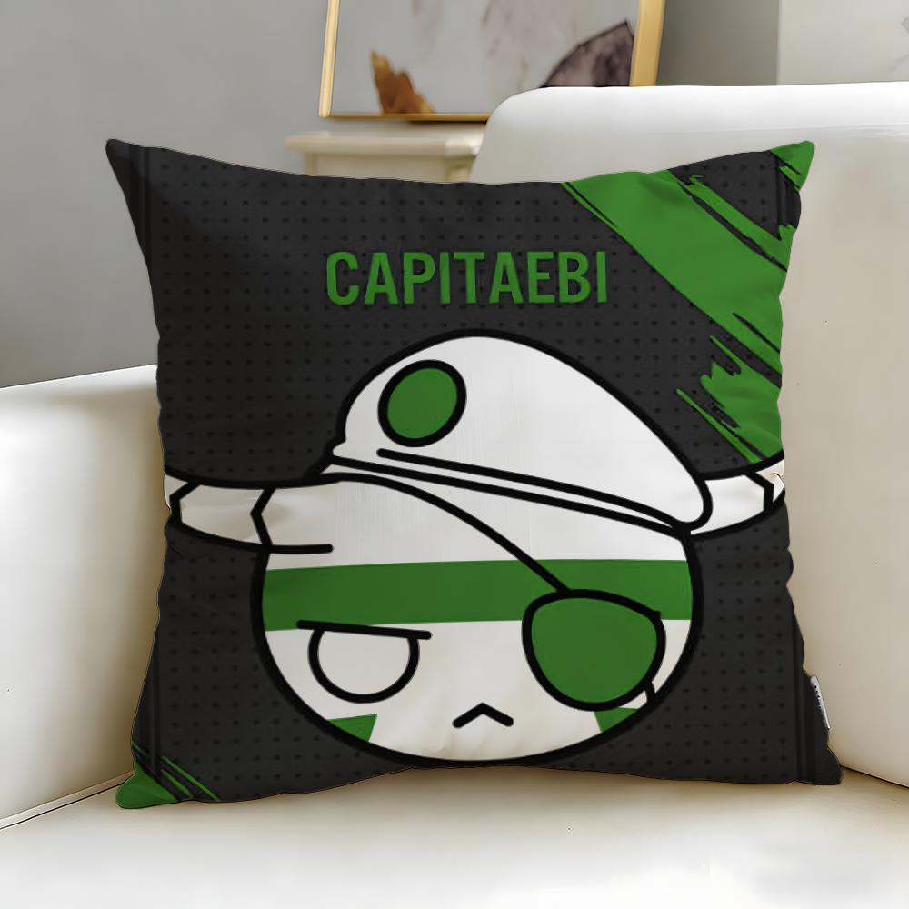 popular game character DOKKAEBI Cushion Cover Soft  EasyWash Pillow Case  Versatile for Couch Bed Travel and Office