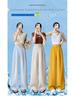 Tencel Linen Wide-Leg High-Waisted Women's Pants - Spring/Summer 2026, Ice Silk, Floor-Length, Casual Straight Fit