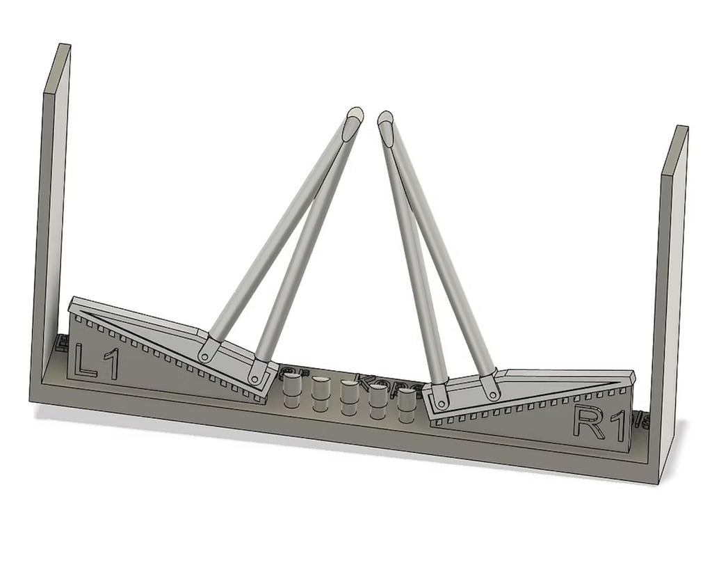 Kopecky Scale Models Flying Fortress Landing Gear Main Landing Gear HK Plastic Model Parts KOM48036 1/48 B-17 (Parked, Unmounted) (For Models)