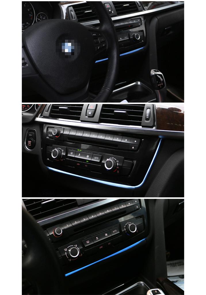 For Bmw 3 & 4 Series F30 Lci Radio Trim Led Dashboard Center Console Ac Panel Li