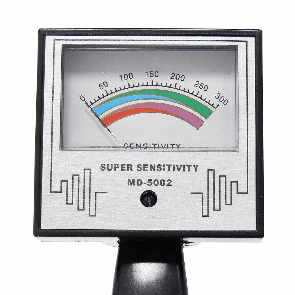 Waterproof Deep Sensitive Underground Metal Detector MD-5002 Gold Detectors MD5002 LCD Treasure Hunter Detector Circuit Black
