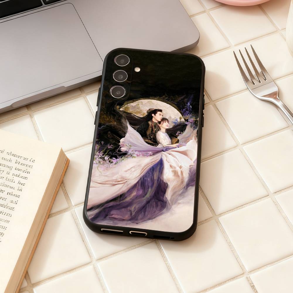 Love Between Fairy and Devil phone Case For Samsung Galaxy A73,A72,A71,A70,A53,A52,A51,Others Soft Black Shell