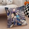 BBronya Star Rail Game Character Cushion Cover Throw Pillow Cover Hidden Button Durable Polyester Chair Cushion