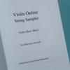 [USED] Sale! Foreign Books: Violin Online String Sampler, Set of 2