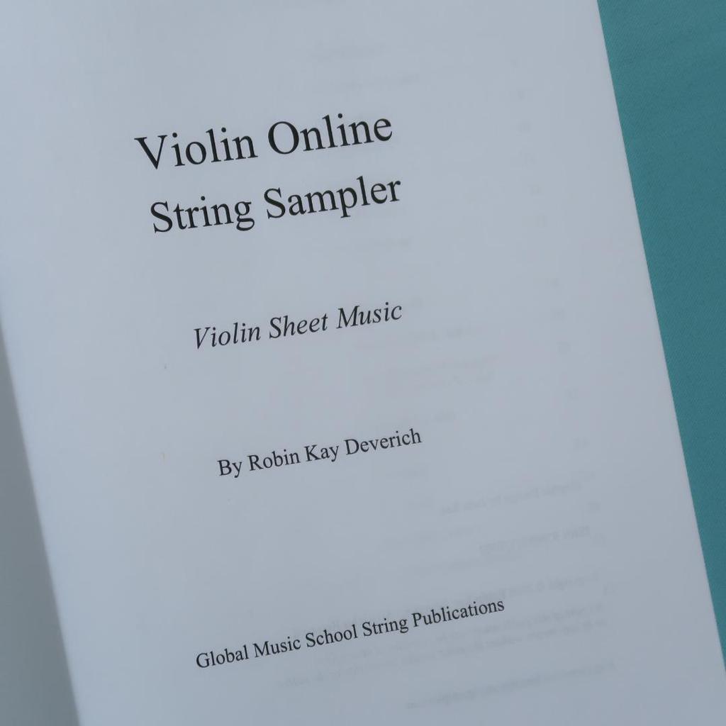 [USED] Sale! Foreign Books: Violin Online String Sampler, Set of 2