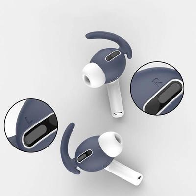 1 זוגות כיסוי אוזניות סיליקון לאוזניות עבור AirPods Pro טיפים לאוזניים עבור Air Pods Pro עם וו