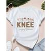 Flowers Knee Surgery Warrior Women'S Plus Size Sports Short Sleeve T-Shirt  Shirts Women's Costume Clearance for Easter