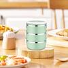 1pcs Stackable Stainless Steel Lunch Box Insulated With Handles  Portable Leak-Proof BPA-Free Bento Box for Adults Work, Picnic