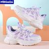 Mädchen Sportschuhe Leichtleder Kinder Sneaker Lässig Rosa Mode Kinder Rutschfeste Walking Laufschuhe