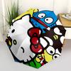 1pc Hello Kitty Automatic Opening/Closing Umbrella with Foldable Design, 8-Rib Iron Frame Outdoor Umbrella, Ideal Gift for Fans, Travelers, Daily Use,