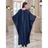Gold Luxury Beach Dress Woven Holiday Robe Loose Plus Size Turkish Kaftan Dress