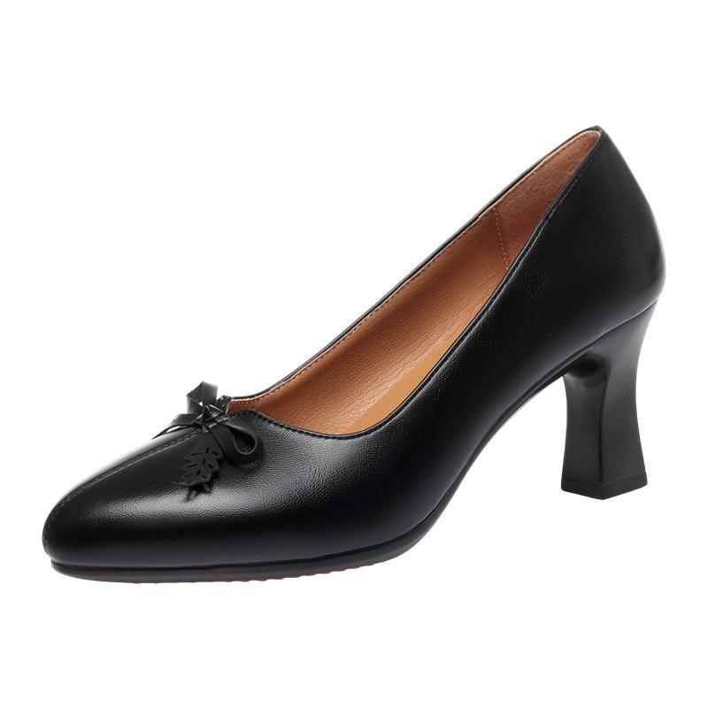 Women's Versatile and Elegant High-heeled Shoes, Suitable for Spring and Autumn, Comfortable Everyday Wear