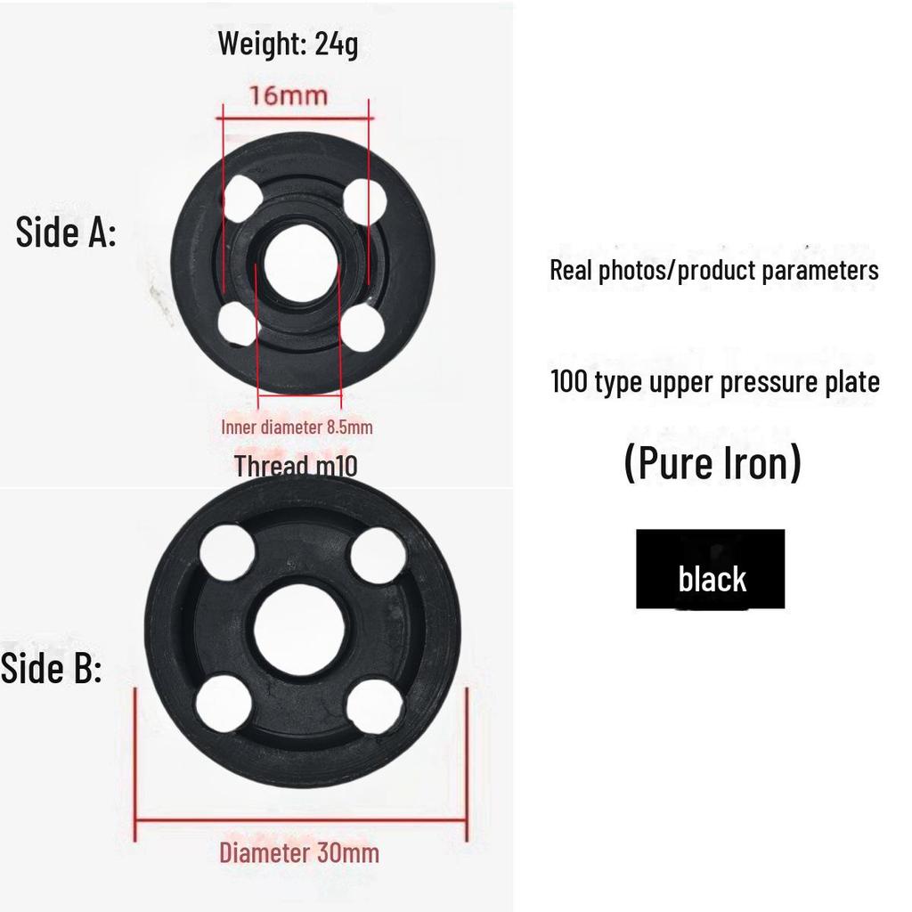 Universal Angle Grinder Pressure Plate: Hexagon Cover for 100 Type Grinders